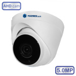 Видеокамера AHD Matrix teh  MT-DP5.0AHD20K 3,6mm 5.0Mpх офисная
